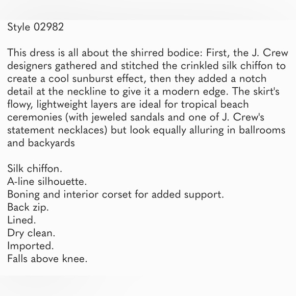 JCrew Silk Chiffon Strapless Dress - Picture 3 of 6